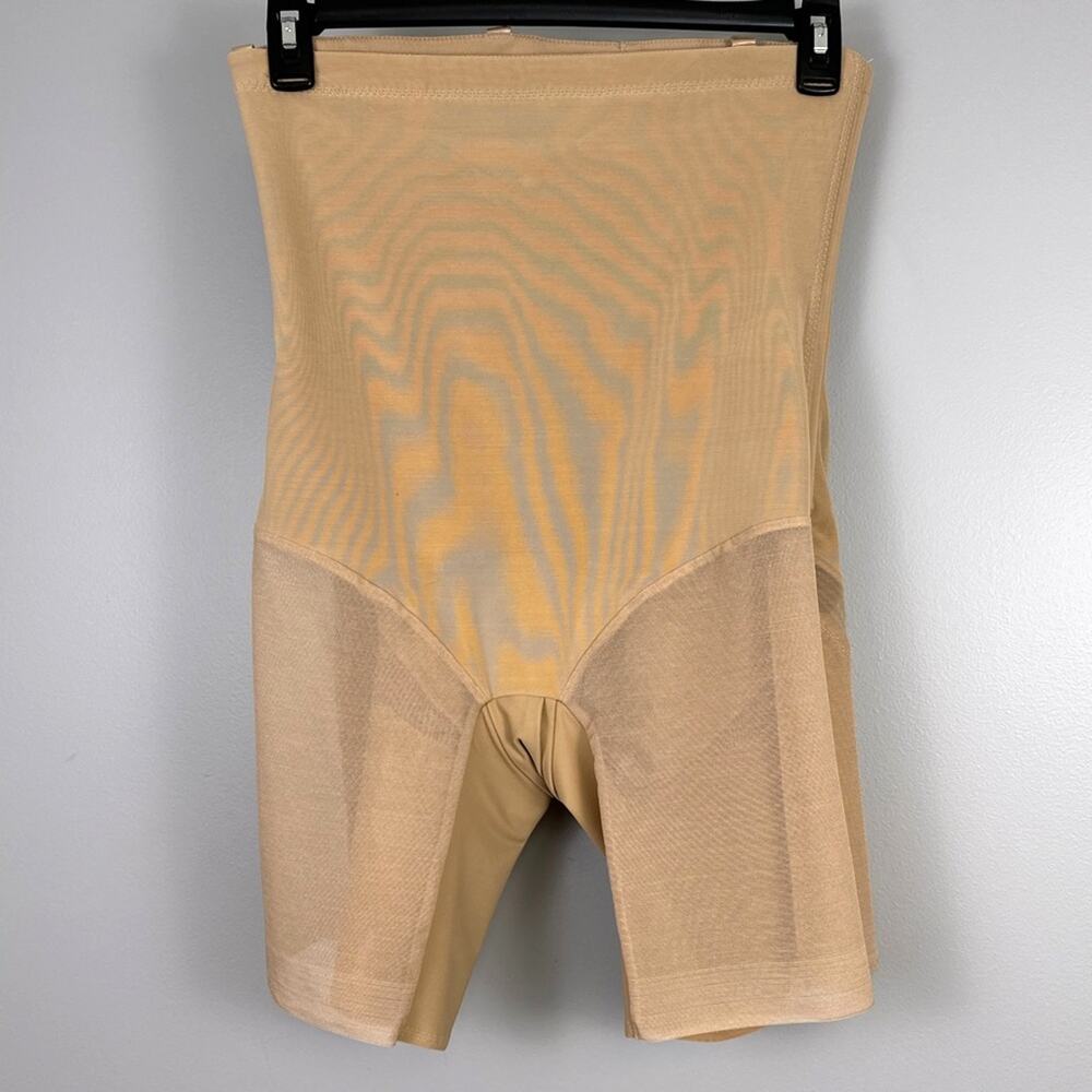Honeylove SuperPower Short 1X Sand Beige Shapewear Compression HLSW04 NWOT
